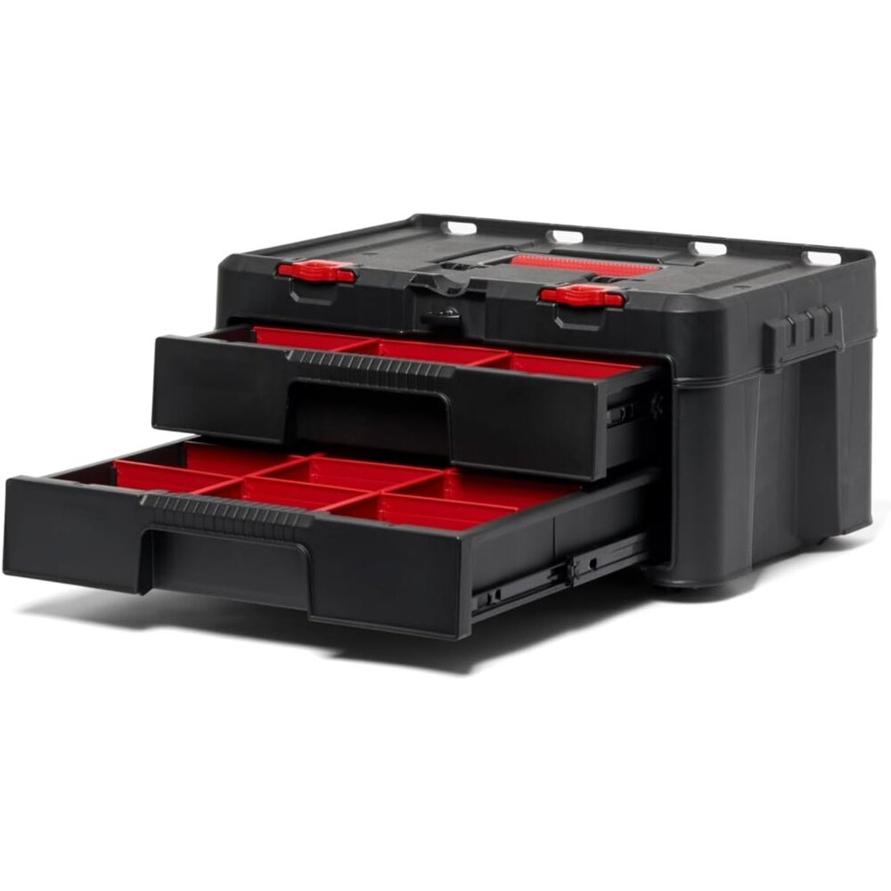 Stack N’ Roll 4-Piece Rolling Tool Storage System – Includes Large Rolling Tool - Picture 8 of 10